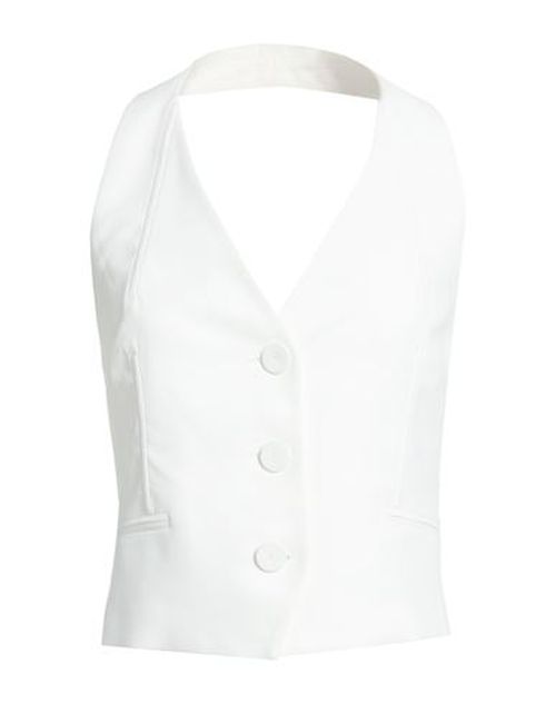Woman Top White Size 8 Recycled polyester