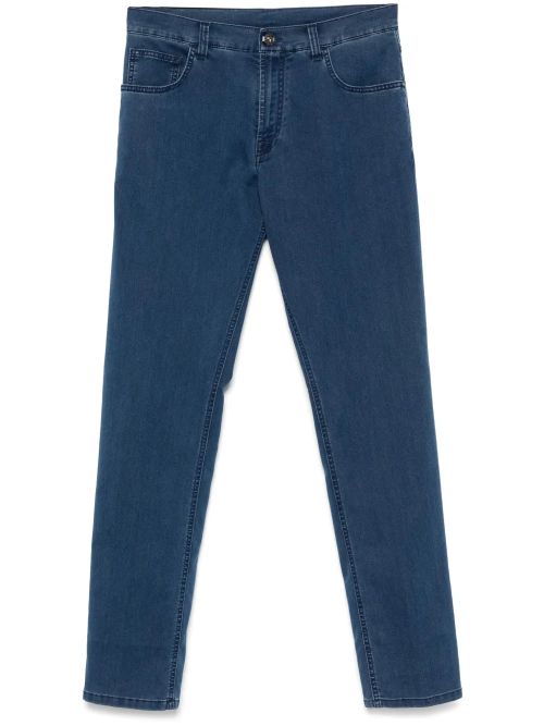 Tapered Jeans — Indigo