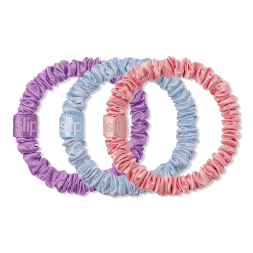 Pure Silk Skinny Scrunchie Trio - Harper
