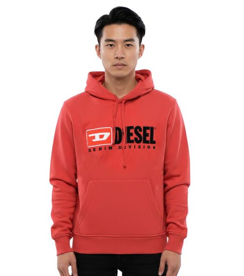 Red Logo Regular Hoodie