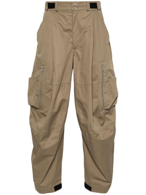 Loose-fit cargo pants - Green