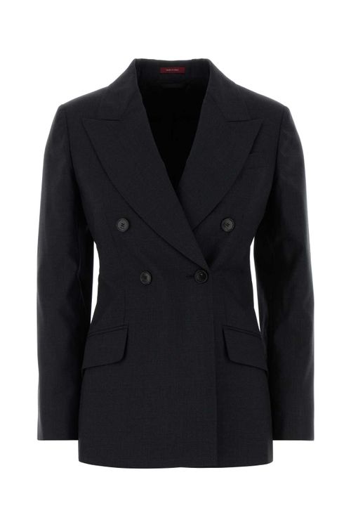 Wool Blazer — Gray