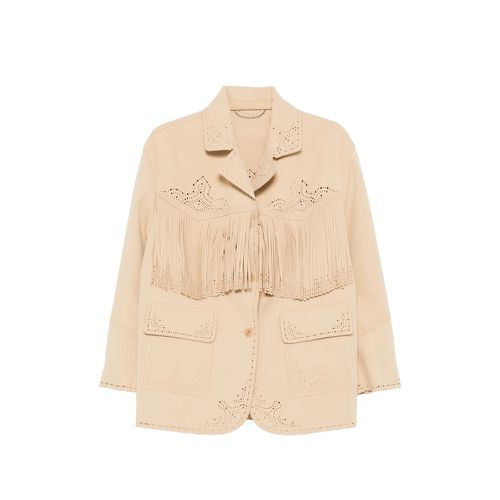 Fringe-detail Coat