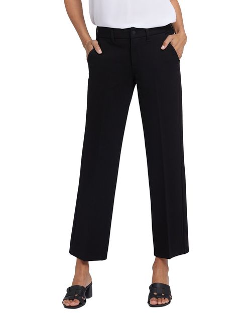 Trouser Black Straight Leg Jean