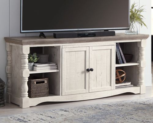 Havalance 67 TV Stand", Two-tone