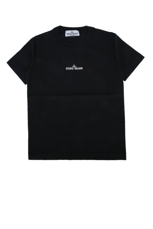 Logo-Embroidered T-Shirt — Black