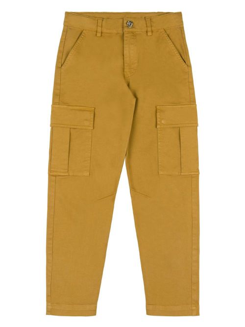 Logo-tag cargo trousers - Brown