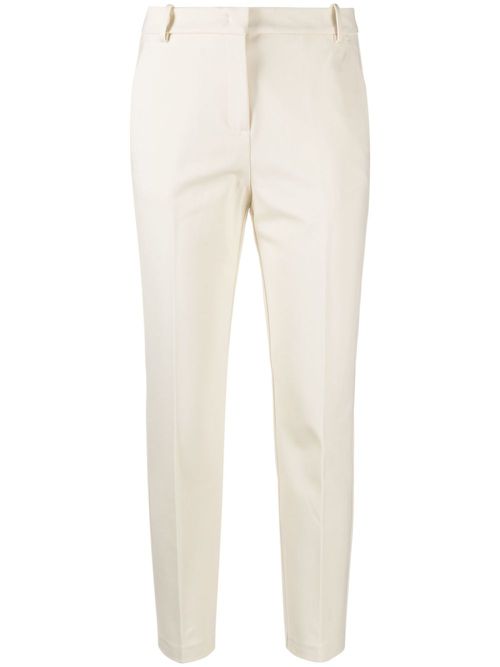 Inset-pockets tailored trousers - Neutrals