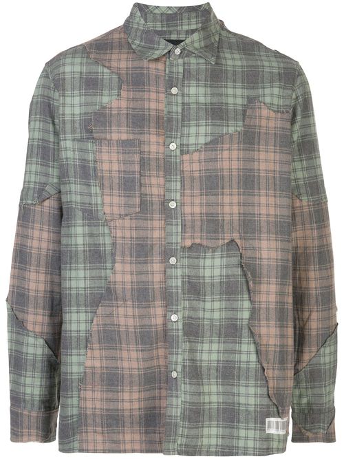 Cut Me Up plaid shirt - Green