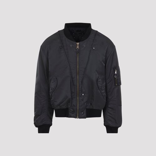Men's Reversible Bomber Jacket in Polyamide