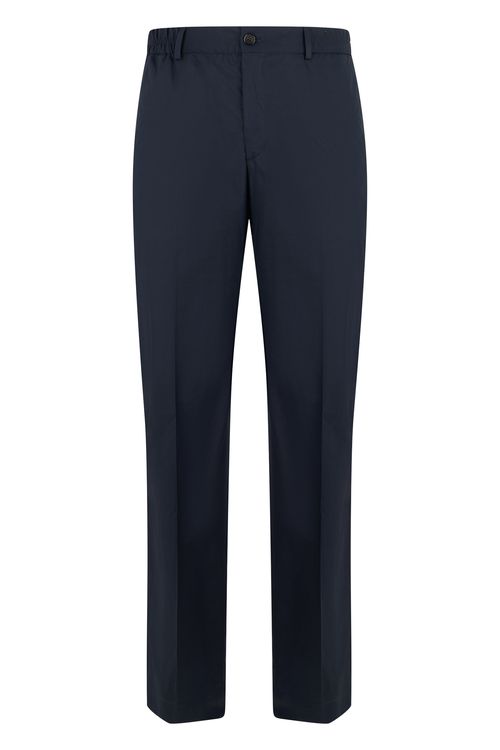 Men's Technical Straight-Leg Trousers with Elasticated Waist