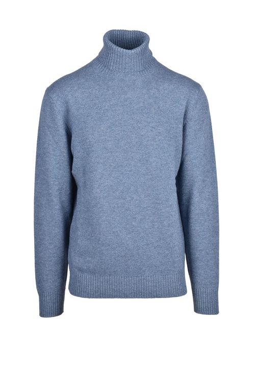 Ciclista Wool and Cashmere Knit - Light Blue
