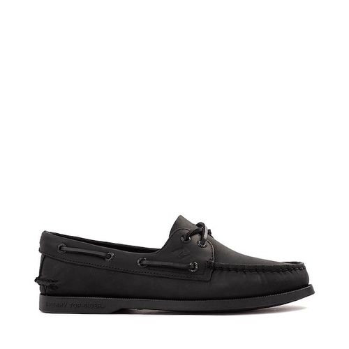 Mens Sperry Authentic Original&trade; 2-Eye Boat Shoe - All Black