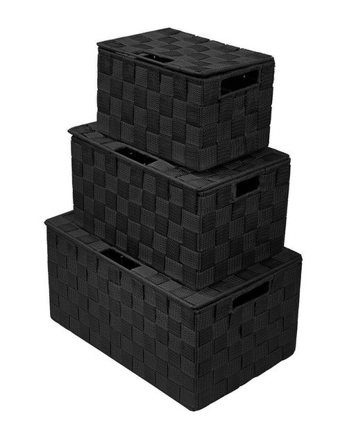 Weave 3pc Basket Set