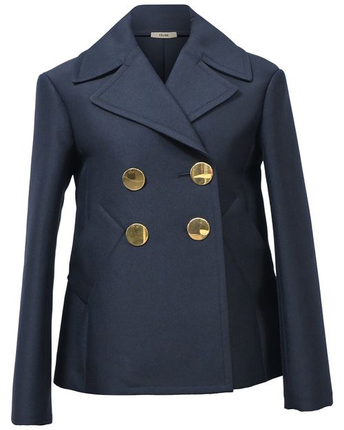 Double-Breasted Peacoat, Size Fr, 36 (Authentic Pre-Loved)