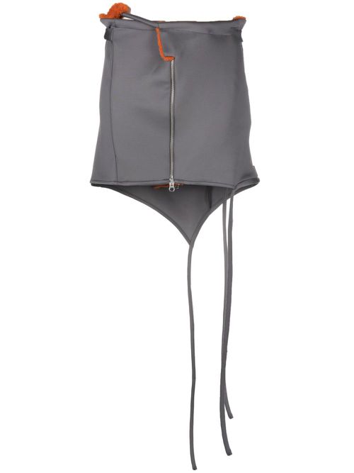- Zipped Mini Skirt