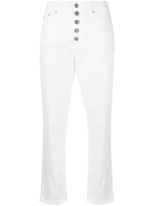 Koons loose-fit cropped jeans - White