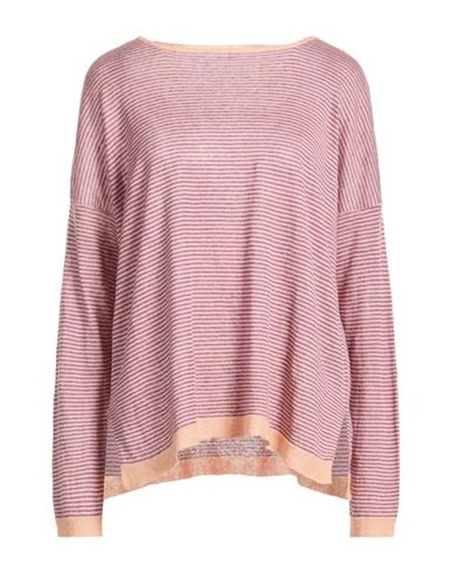 Woman Sweater Mauve Size L Linen