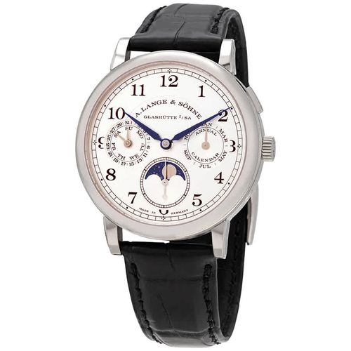 1815 Annual Calendar Moonphase Mens 18kt White Gold Watch 238.026