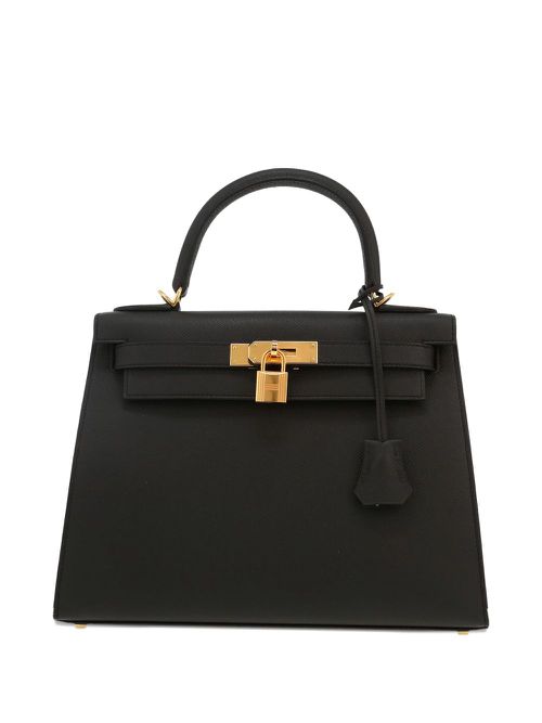 Kelly 28 Sellier handbag - Black