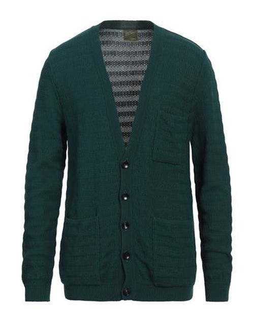 Man Cardigan Deep jade