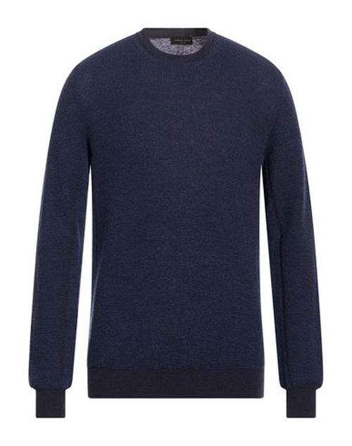 Man Sweater Navy Size 38 Merino Wool, Nylon, Alpaca wool