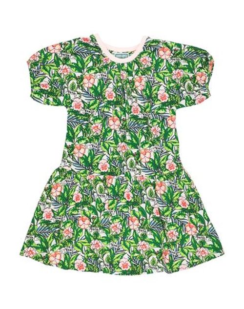 Kid Girl Kids' dress Green Size 10 Cotton