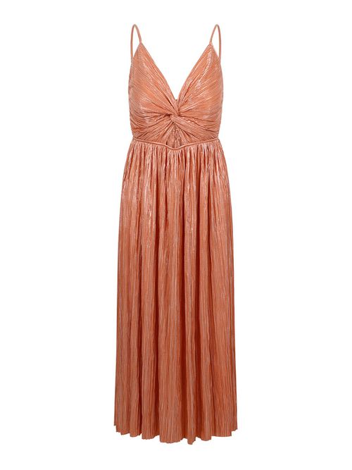 Pleated midi dress