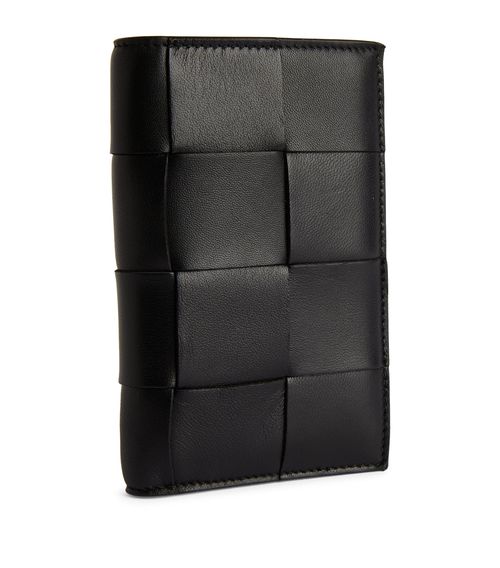 Leather Intreccio Bifold Wallet