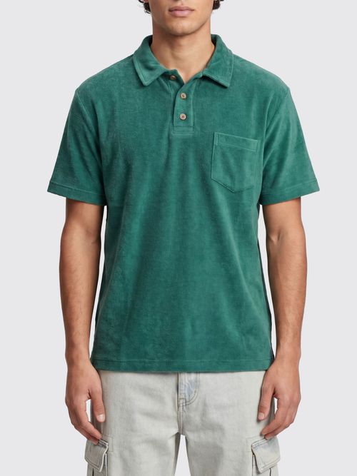 Polo Shirt Men color Green