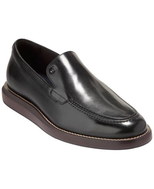 Men's Grand Neoclassic Venetian Loafers - Black