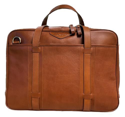 Rawlings Men's Leather Messenger Briefcase Collection | Multiple Styles & Colors