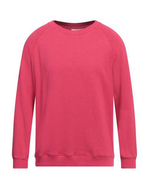 Man Sweatshirt Fuchsia Size S Hemp, Cotton