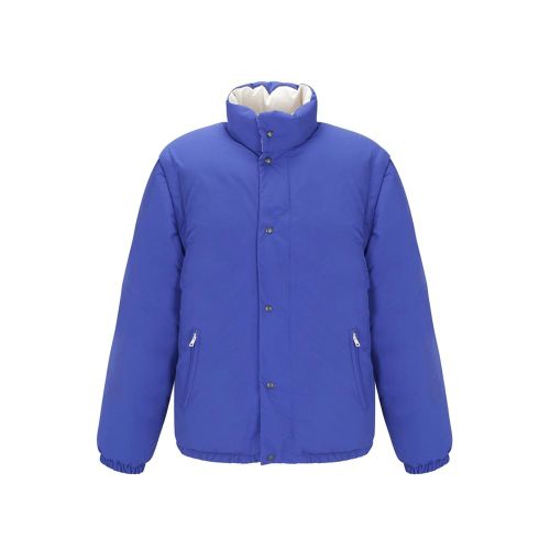 Detachable-Sleeve Polyamide Down Jacket — Blue