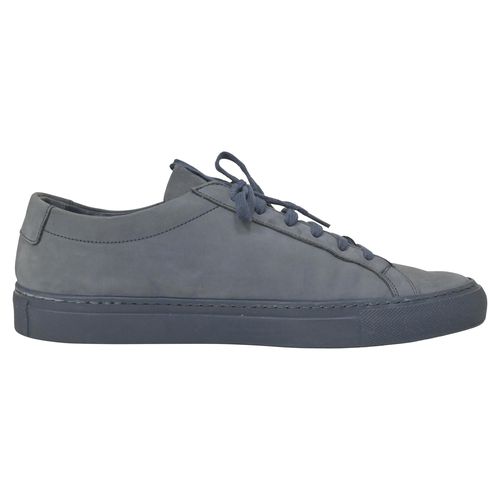 Achilles Low Sneakers in Blue Suede