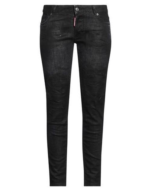 Dsquared2 Woman Jeans Black Size 6 Cotton, Elastane