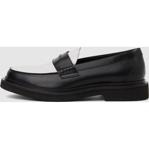 Karl Lagerfeld - Keaton Saddle-loafer, Herren, Schwarz/weiss, Größe
