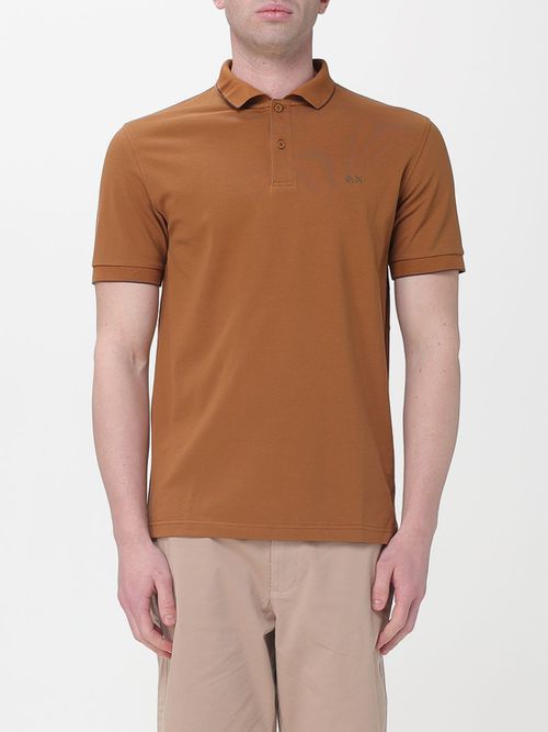 Polo Shirt Men color Brown