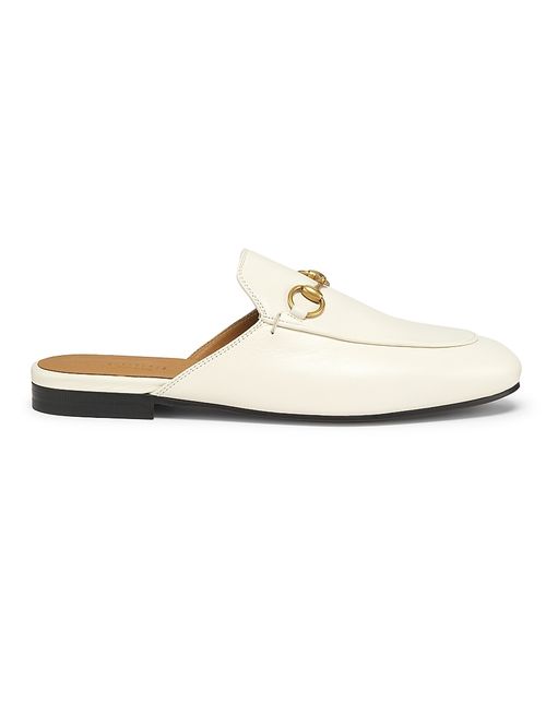 Women's Princetown Leather Slipper - White