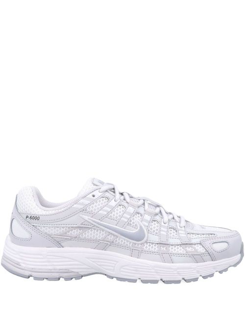 P-6000 mesh panelled sneakers - White