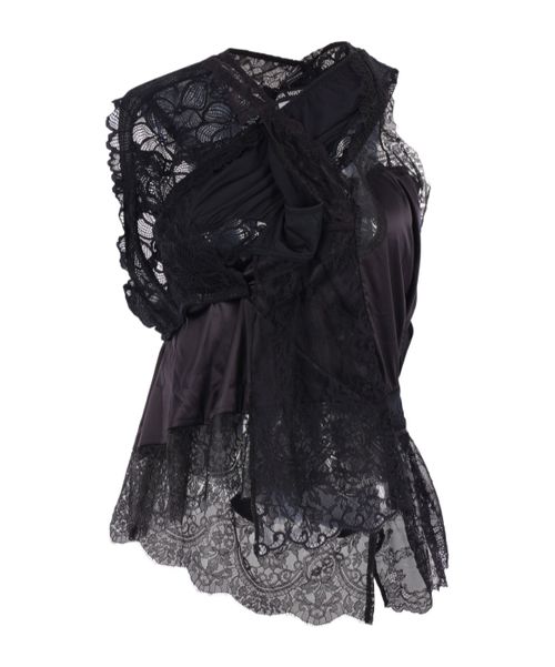 X Peach John V-hals kanten blouse