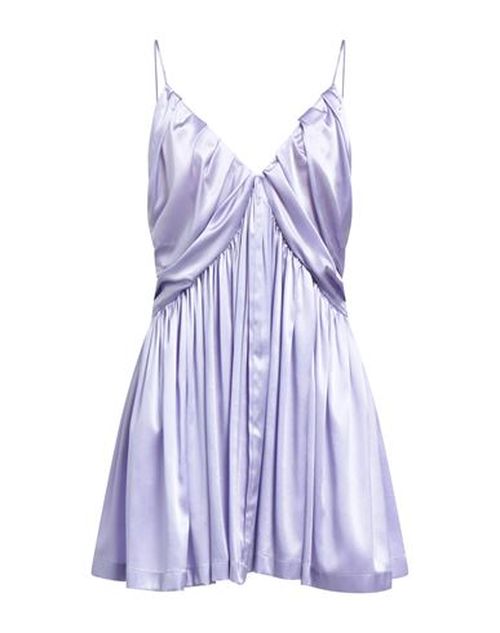 Woman Mini dress Mauve Size 2 Silk, Elastane