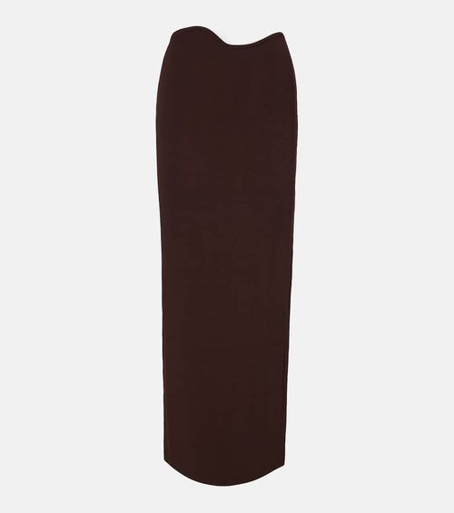 Knitted maxi skirt