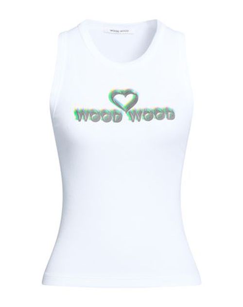 Woman Tank top White Size S Cotton