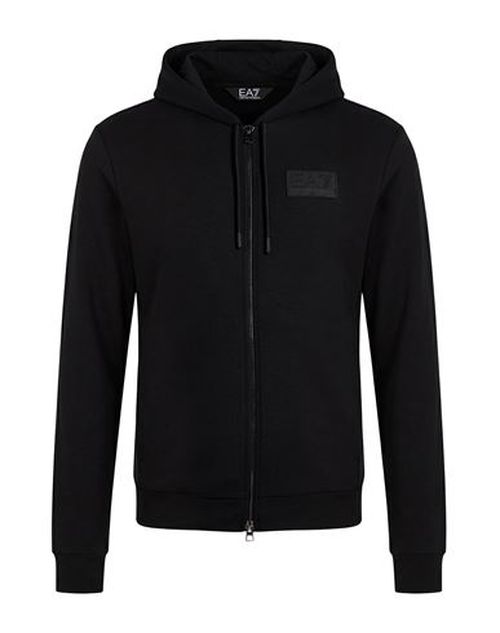 Man Sweatshirt Black Size 3XL Polyester, Modal, Elastane