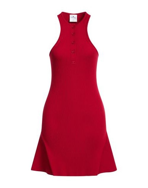 Courrèges Woman Mini dress Red Size S Viscose, Polyester