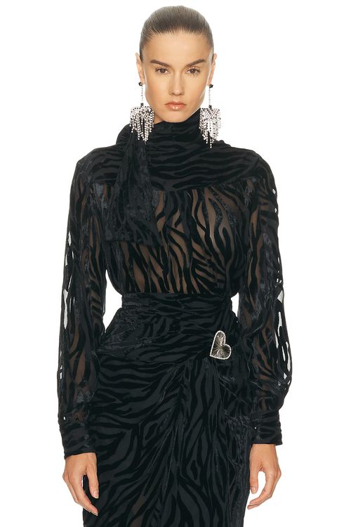Isabel Marant Geona Top in Black