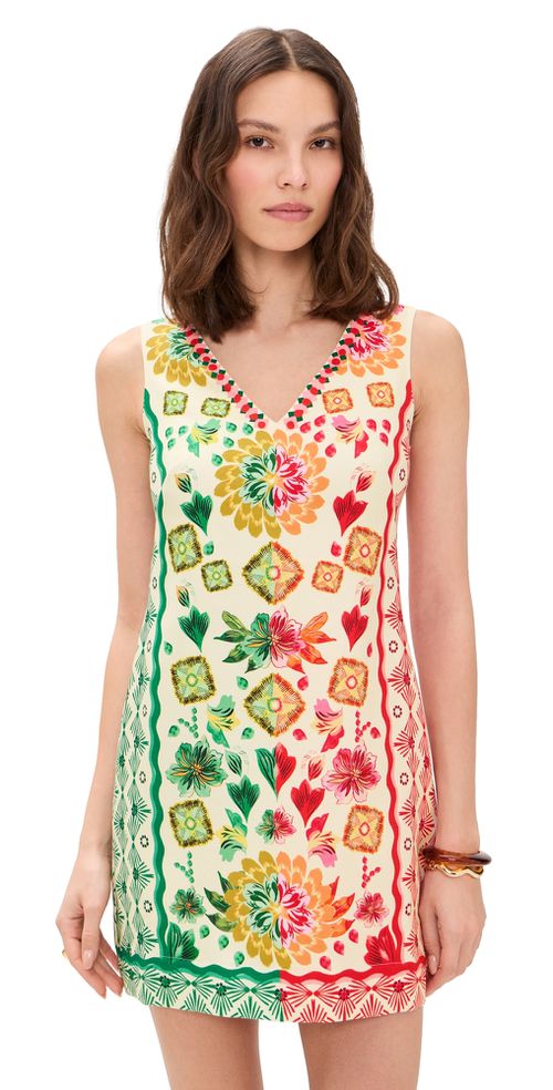 Alba C Dress Sunrise Border Plmt