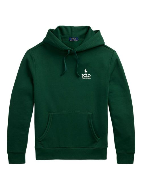 Logo-print hoodie - Green