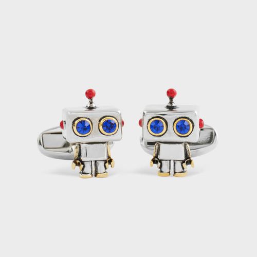 Red and Blue Robot Cufflinks